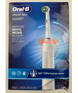 Oral-B Smart 1500 Electric Power Rechargeable Battery Toothbrush, White, - £59.13 GBP