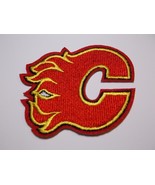 Calgary Flames Embroidered Patch~3 3/8&quot; x 2 3/4&quot;~Iron Sew~US Seller~Ship... - $4.36