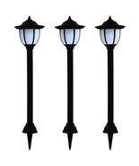  Solar Lamp Set of 3 Black Polypropylene Standard Solar - €107,46 EUR