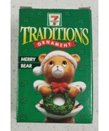 7 Eleven  Citgo 1997 Traditions Ornament Merry Bear NIP - £8.07 GBP