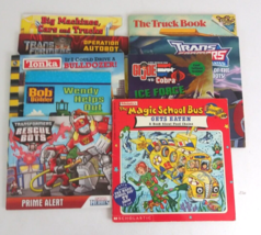 Vintage Lot Of 9 Children&#39;s Paperback Books Transformers G.I. Joe &amp; More - £9.12 GBP