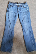 Teen Abercrombie &amp; Fitch Jeans Size 6s Stretch Boot Cut/Flare Low Rise C... - $15.99
