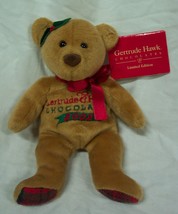 Mary Meyer Gertrude Hawk 2002 TEDDY BEAR 7" Bean Bag Stuffed Animal Toy NEW - $14.85