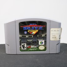 NFL Blitz 2001 Nintendo 64 N64 Authentic Football Game Cartridge Only Tested - £25.28 GBP
