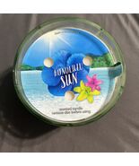Bath &amp; Body Works Rare Honolulu Sun 13.5 Oz 3 Wick Candle NEW Beveled Le... - $98.99