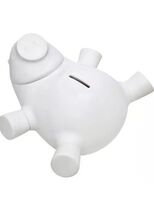Quirky Porkfolio Smart Electronic Piggy Bank White Wifi App - Track Your... - $12.22