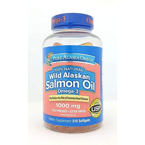 Primary image for Pure Alaska Omega-3 Wild Alaskan Salmon Oil 1000mg 210 ct