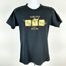 Costa Rica Pura Vida Men&#39;s T-shirt Size Small Black TP6 - £6.58 GBP