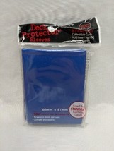 Pack Of (50) Ultra Pro Blue Glossy Standard Size Trading Card Sleeves 66... - $6.92