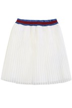 NWT 100% AUTH Gucci Kids Silk Blend Iridescent Pleated Skirt $465 - $268.00