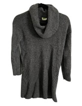 Anthropologie Womens Dress Sonoran Gray Sweater Cowl Neck Knit Sz Xs - £17.64 GBP