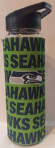 Seattle Seahawks 25oz Flip Top Water Bottle - MLB - $19.39