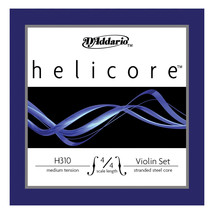 D'Addario H310 Helicore 4/4 Scale Violin Medium Tension Set of Strings - £78.68 GBP