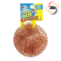 36x Scrubbers Chore Boy Ultimate Pure Copper Single Scrubbers | Fast Shipping! - £37.57 GBP