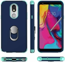 Leptech LG Stylo 5 Case with Soft TPU Screen Protector, 5 Plus Navy - £25.33 GBP
