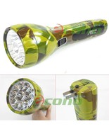 Lot Two 11 LED Camouflage Rechargeable Spot Work Light Flashlight Emerge... - $14.01
