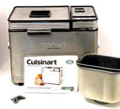 Cuisinart CBK200 Convection Bread Maker Silver Stainless Steel Complete - £79.12 GBP