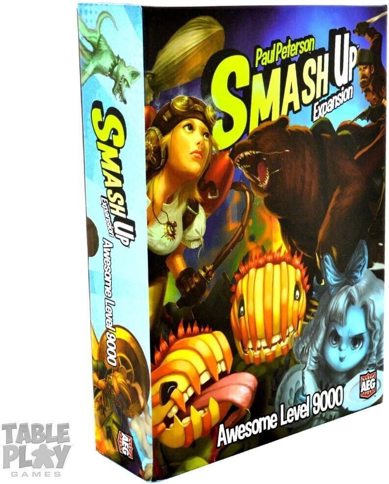 Smash Up Awesome Level 9000 Expansion Deck Building Card Game From AEG  - $20.56