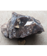 Natural MINERAL Rough Raw FLINT Ancient Stone Rock Modiin Israel #396 - £8.60 GBP