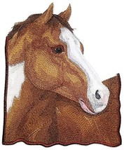 Custom and Unique Spirit of Stallions Portraits [ Horse Portrait] Embroidered Ir - £36.23 GBP