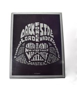 Darth Vader Typography 16 In X 20 In W X 0.5 In D 2005 Star Wars Lucas F... - $1,385.02 MXN