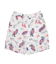 Vintage 70s Shorts Womens 30&quot; Pleated Golf Print Caddy Baggy Leon Rosenb... - £18.59 GBP