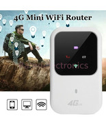 Portable Wireless Unlocked 4G-Lte Broadband WiFi Routes Modem Mobile Hot... - $658.20 MXN