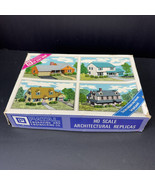 Patal #303 HO Scale &quot;Historic Colonial&quot; Two Story House Model Kit Opened... - £13.31 GBP