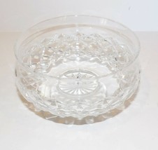STUNNING VINTAGE SIGNED WATERFORD CRYSTAL BEAUTIFULLY CUT 5&quot; FOOTED BOWL - $47.91