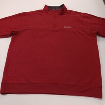 Columbia AM6771 Men’s Red 1/2 Zip Hart Mountain ll Pullover Sweatshirt Size 2XL image 13