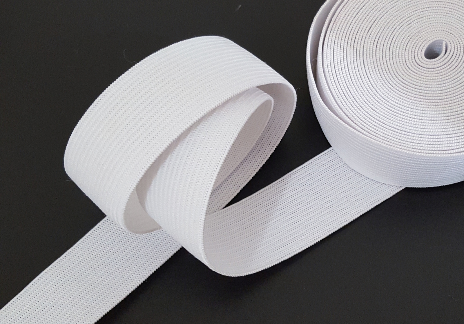 1 inch / 25mm wide - 5y-20yd Vintage thick Raw White Waistband Elastic B... - $4.99+