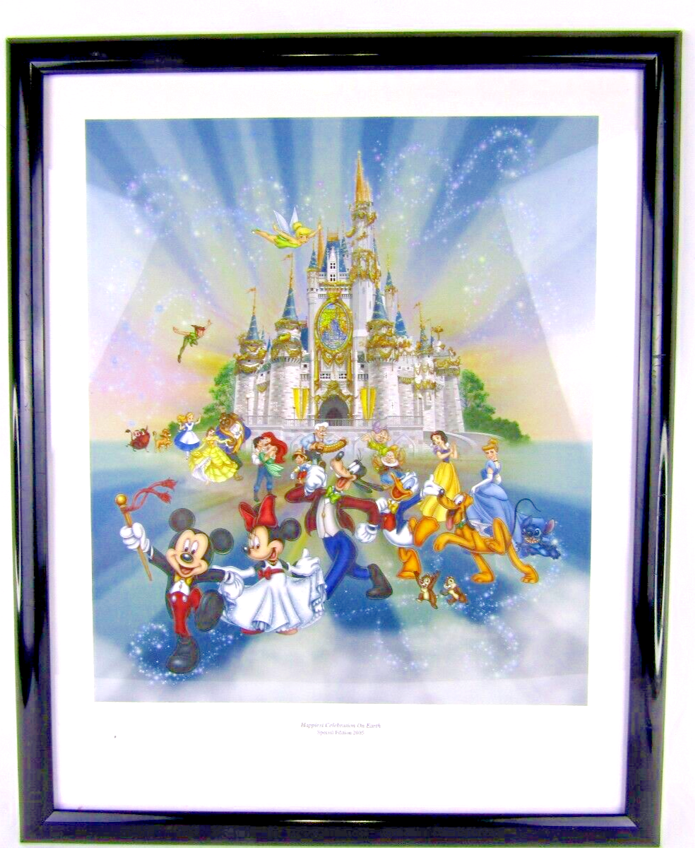 Primary image for 2005 Walt Disney World "Happiest Celebration On Earth" Poster (14" x 20")