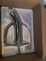 Inello 12&quot; Clear Waterfall Faucet, Brushed Nickel New - £38.93 GBP