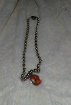 Vintage Pokemon BUTTERFREE 12 1996 Silver Ball Chain Pendant Necklace Rare - £39.31 GBP