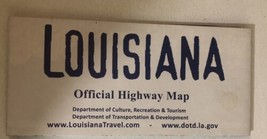 Louisiana Travel Map Fold Out Brochure Booklet Ephemera M3 - $7.91