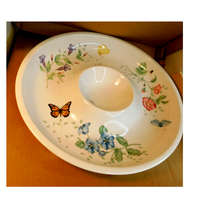 Lenox Butterfly Meadow Chip & Dip Bowl New - $118.79