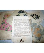 Vintage Michigan Farm Needlecraft Service Floral Transferring Color Motifs - €4,26 EUR