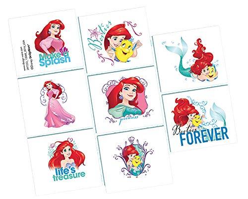 Amscan Disney Ariel Dream Big Tattoos 8ct 397253 - $1.85