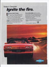 1984 Chevrolet Camaro Sport Coupe Print Ad Automobile Car 8.5" x 11" - $19.75