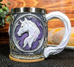 Medieval Royal Magical Enchanted Kingdom Rare Unicorn Beer Stein Tankard... - €21,60 EUR