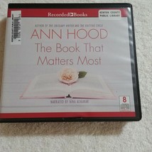 The Book That Matters Most by Ann Hood (2016, CD, Unabridged) - £5.67 GBP