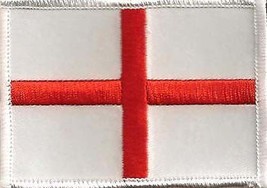 SAINT GEORGE CROSS FLAG PATCH england british english national pride saxon - $5.99