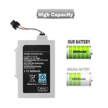 High Capacity 3600Mah Replacement Battery For Nintendo Wii U Gamepad Con... - £20.36 GBP