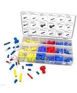 New 160 Pc Terminal Assortment kit Ring Butt Spade Male Female Bullet set - $8.92