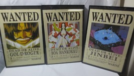 3 wall art Wanted DOA Manga Anime FRAMED posters Gol D Roger, Jinbei, Boa Hankok - £47.45 GBP
