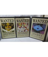 3 wall art Wanted DOA Manga Anime FRAMED posters Gol D Roger, Jinbei, Bo... - £44.85 GBP