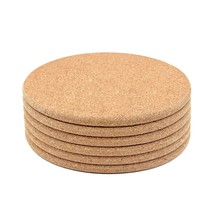 Cork Trivet, 6 Pack High Density Thick Cork Coaster Set For Hot Dishes And Hot P - £30.46 GBP