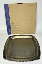 PartyLite Pewter Tone Pillar Tray Retired NIB About 11&quot;x12&quot; P10C/P91405 - $16.99
