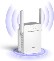 WiFi Extender Signal Booster for Home Covers up to 3 000 Sq.Ft 30 Devices Wirele - £36.74 GBP