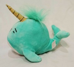 Narwhal Plush Stuffed Animal 6 inches  Ideal Toys Direct Blue White Ocean Water - £15.71 GBP